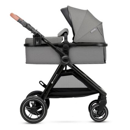 KINDERKRAFT - Kombinovaný kočík 3v1 ESME Moonlight grey + autosedačka MINK PRO
