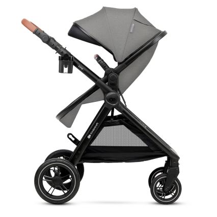 KINDERKRAFT - Kombinovaný kočík 3v1 ESME Moonlight grey + autosedačka MINK PRO