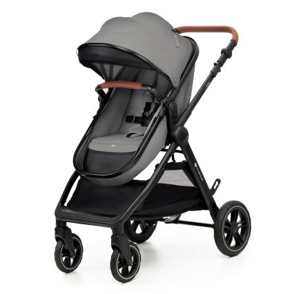 KINDERKRAFT - Kombinovaný kočík 3v1 ESME Moonlight grey + autosedačka MINK PRO