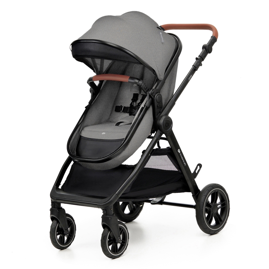 KINDERKRAFT - Kombinovaný kočík 3v1 ESME Moonlight grey + autosedačka MINK PRO