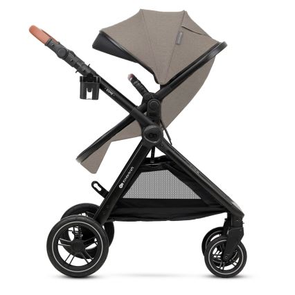 KINDERKRAFT - Kombinovaný kočík 3v1 ESME Sand beige + autosedačka MINK PRO