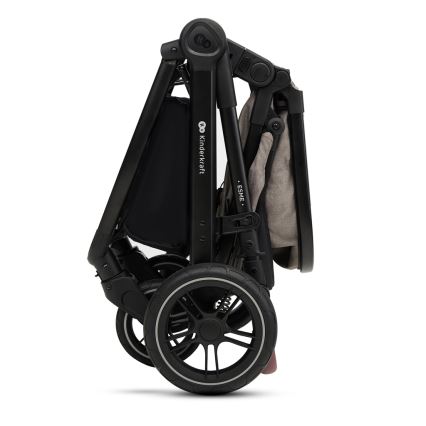 KINDERKRAFT - Kombinovaný kočík 3v1 ESME Sand beige + autosedačka MINK PRO