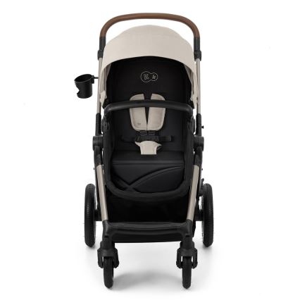 KINDERKRAFT - Kombinovaný kočík 3v1 MOOV 2 AIR Moonlight grey + autosedačka MINK PRO