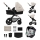 KINDERKRAFT - Kombinovaný kočík 3v1 MOOV 2 AIR Moonlight grey + autosedačka MINK PRO