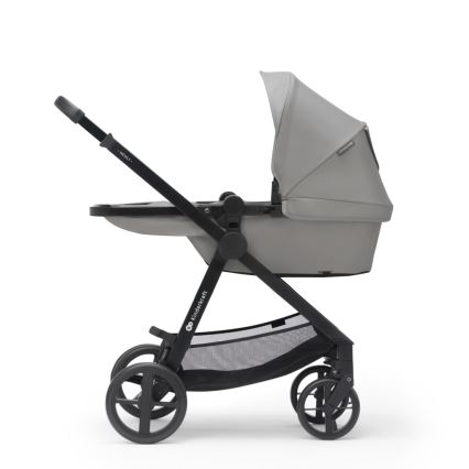 KINDERKRAFT - Kombinovaný kočík 3v1 NEWLY Moonlight grey  + autosedačka MINK PRO