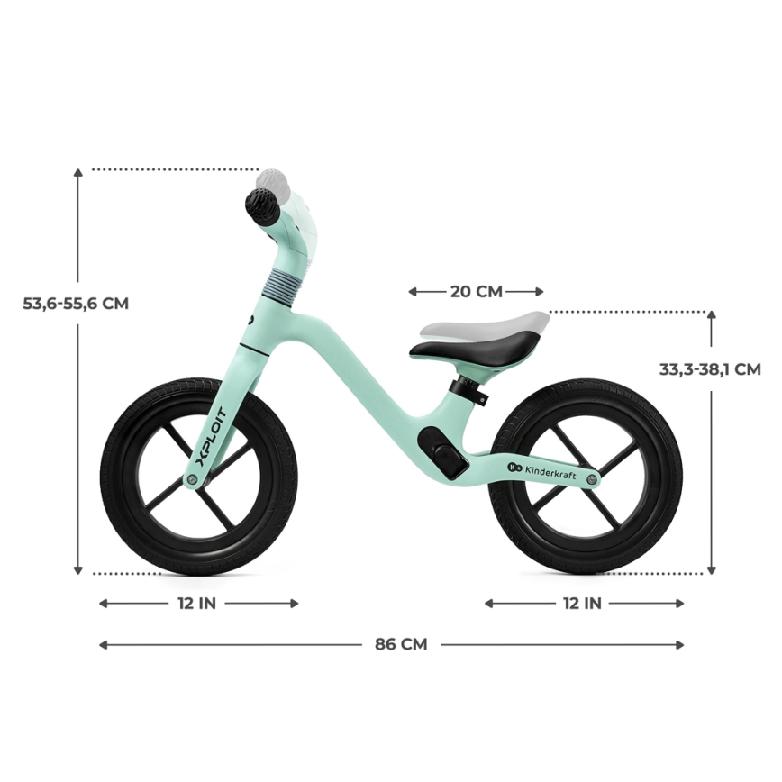 KINDERKRAFT - Odrážadlo XPLOIT Turquoise