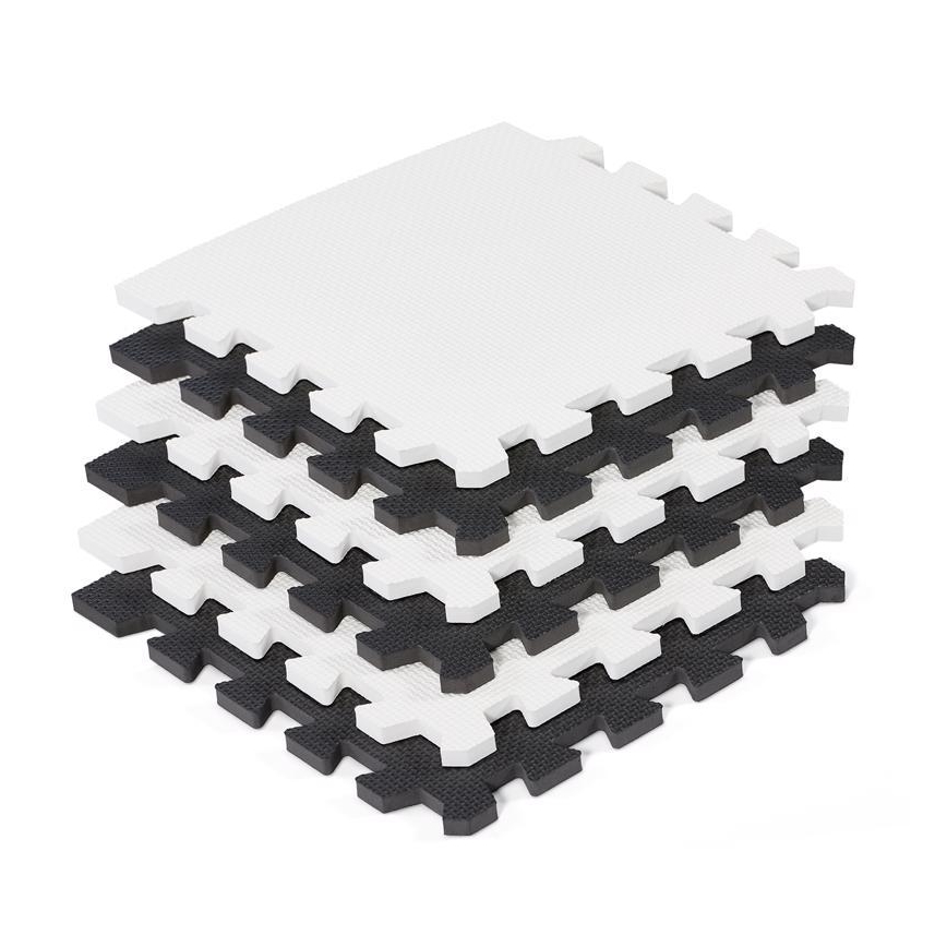 KINDERKRAFT - Penové puzzle LUNO 30ks čierna/biela