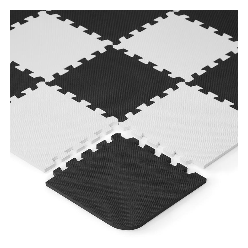 KINDERKRAFT - Penové puzzle LUNO 30ks čierna/biela