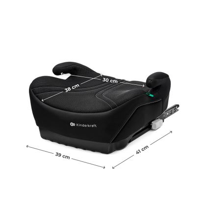 KINDERKRAFT - Podsedák do auta I-BOOST 2 PRO i-Size 125–150 cm čierny