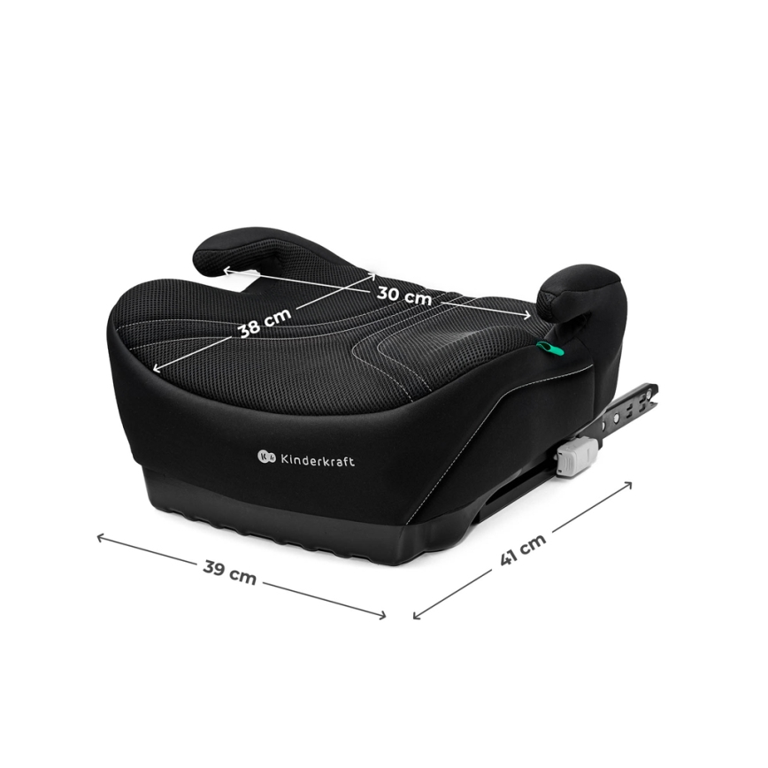 KINDERKRAFT - Podsedák do auta I-BOOST 2 PRO i-Size 125–150 cm čierny