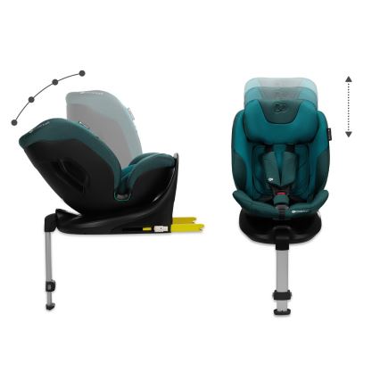 KINDERKRAFT SELECT - Autosedačka s otočnou základňou I-FIX (40-150 cm) Harbor modrá