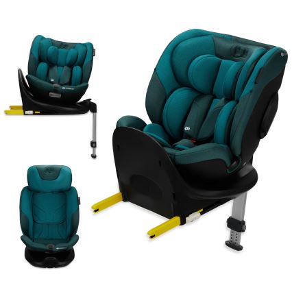 KINDERKRAFT SELECT - Autosedačka s otočnou základňou I-FIX (40-150 cm) Harbor modrá