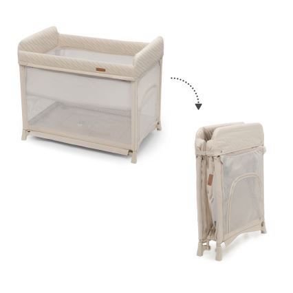 KINDERKRAFT SELECT - Cestovná postieľka MOON DREAM béžová