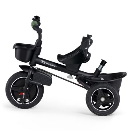 KINDERKRAFT SELECT - Detská trojkolka SPINSTEP Premium zelená