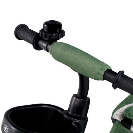 KINDERKRAFT SELECT - Detská trojkolka SPINSTEP Premium zelená
