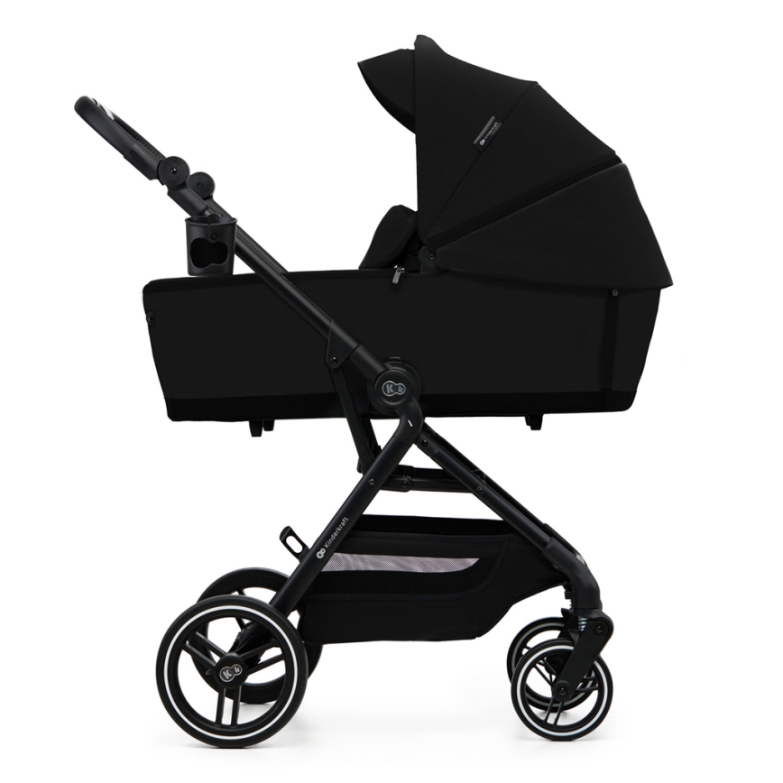KINDERKRAFT SELECT - Kombinovaný kočík 2v1 YOXI Pure black