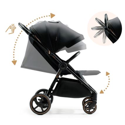 KINDERKRAFT SELECT - Športový kočík MITZY Ink black