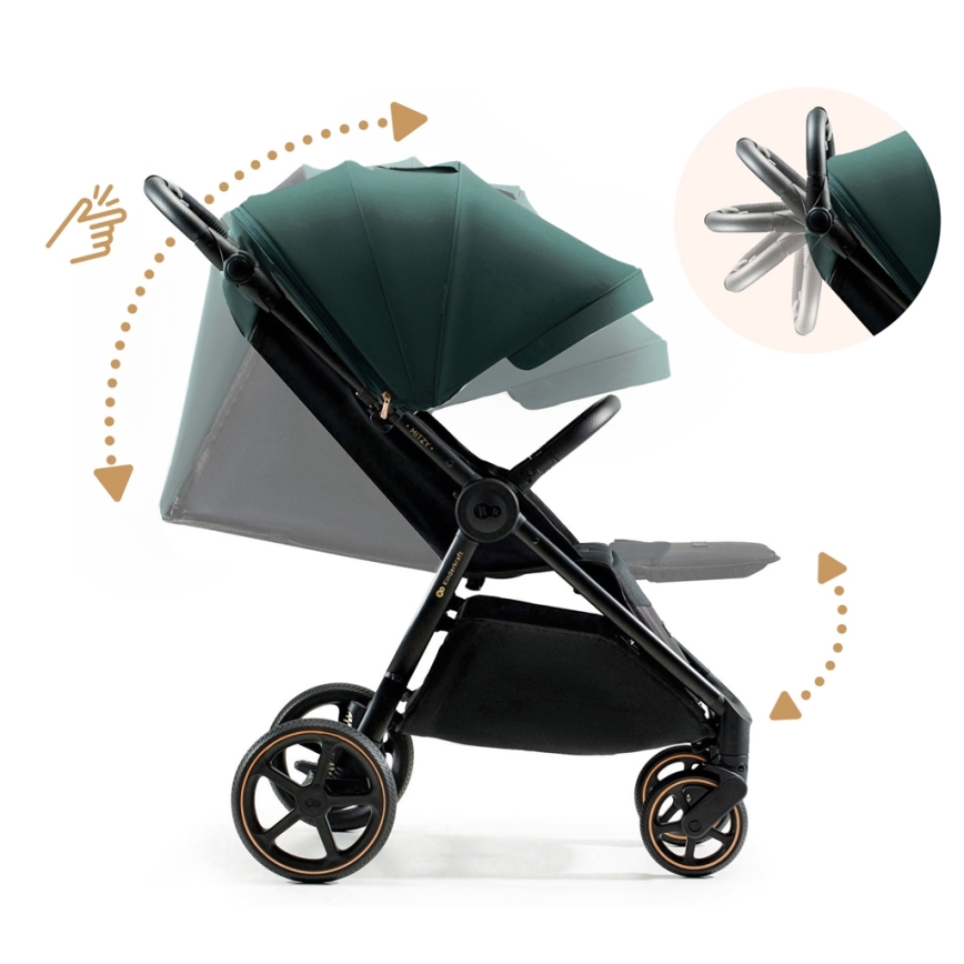 KINDERKRAFT SELECT - Športový kočík MITZY Jade green
