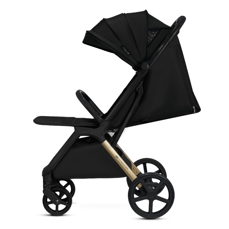 KINDERKRAFT - Športový kočík LOOM čierna