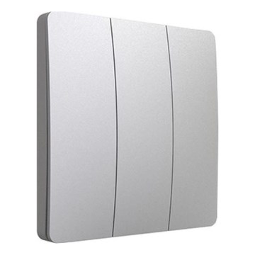 Kinetický bezdrôtový trojpólový vypínač IP67 strieborný