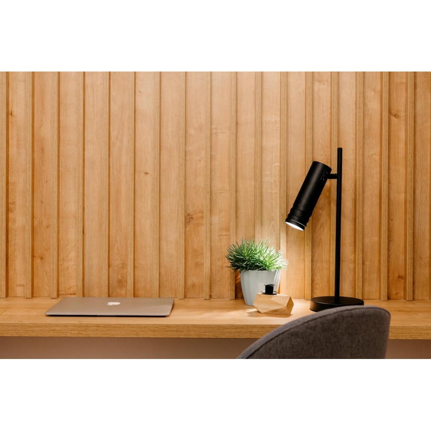 Stolná lampa DRILL 1xGU10/4W/230V čierna