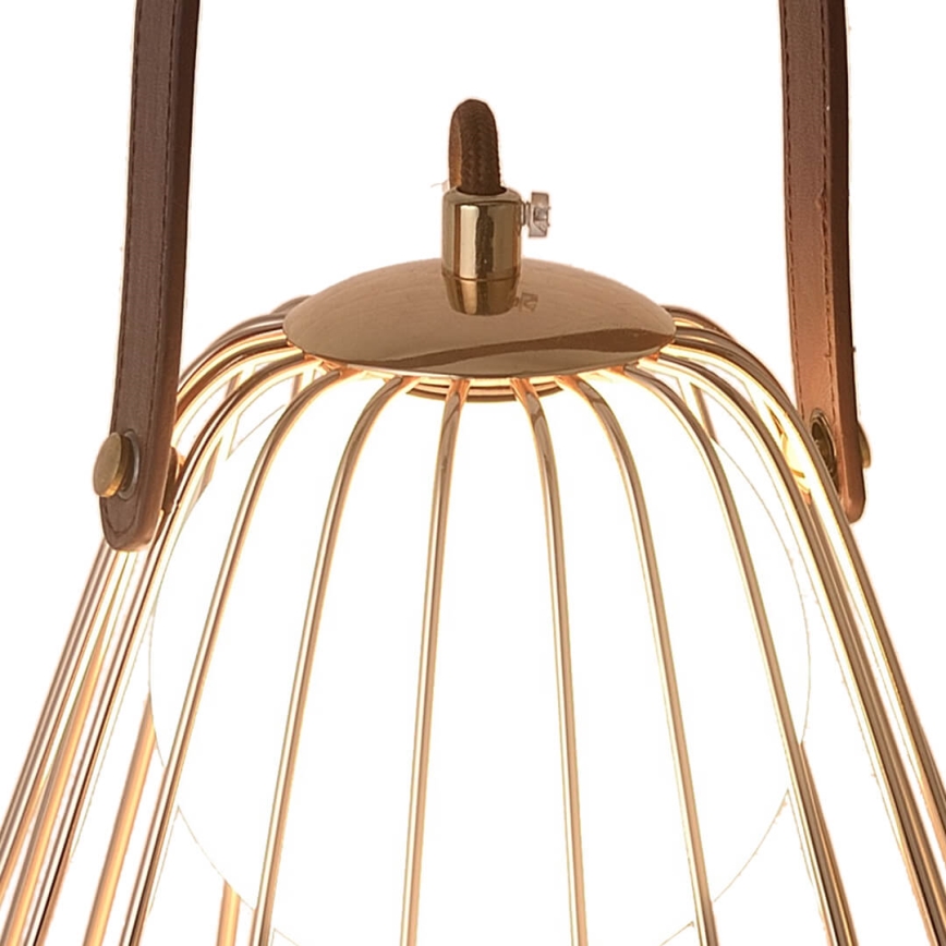 Nástenná lampa MEMORY 1xG9/4W/230V zlatá/hnedá
