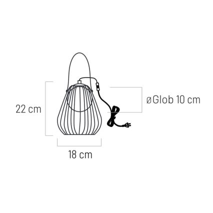 Nástenná lampa MEMORY 1xG9/4W/230V zlatá/hnedá