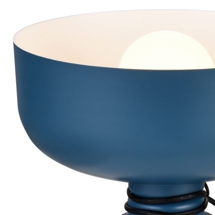 Stolná lampa ABEL 1xE27/11W/230V modrá