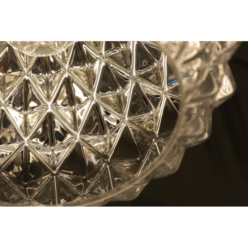 Luster na lanku DIAMOND 1xE27/11W/230V zlatá