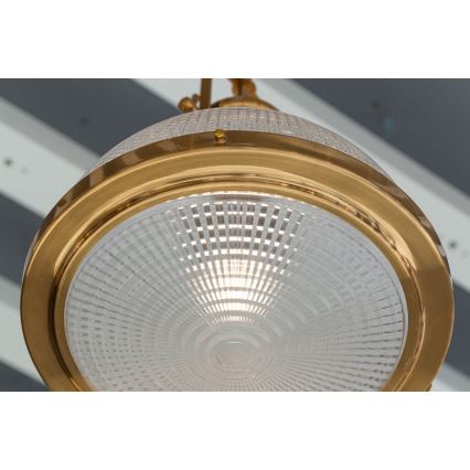 Luster na tyči THOR 1xE27/11W/230V bronz