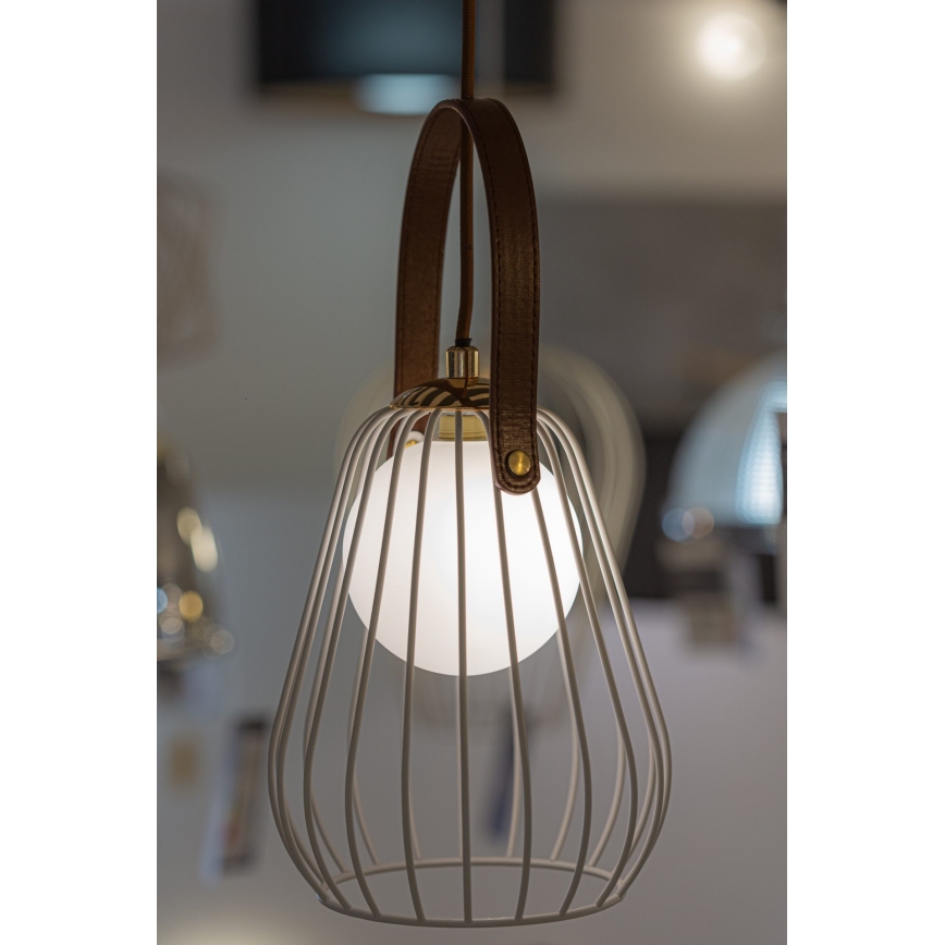 Nástenná lampa MEMORY 1xG9/4W/230V biela/hnedá