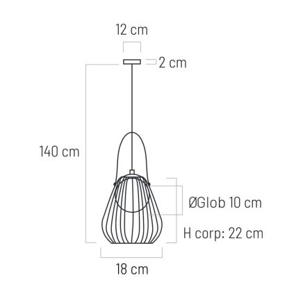 Nástenná lampa MEMORY 1xG9/4W/230V biela/hnedá