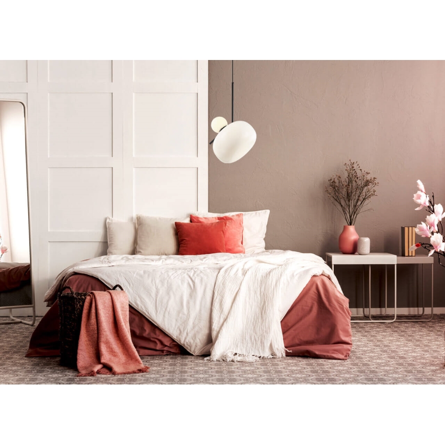 Luster lanku VESTA 1xE27/7W/230V + 1xG9/3W/230V biela