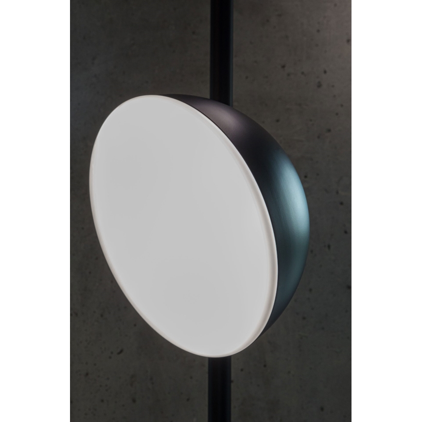 LED Stojacia lampa CROWD 2xLED/10W/230V čierna