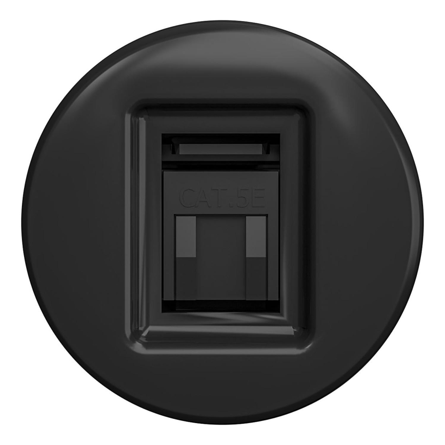 Kliklap - Retro dátová zásuvka čierna