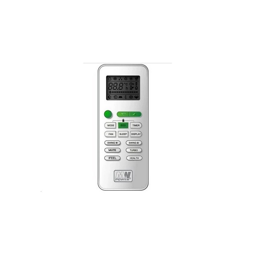 Klimatizácia 09K V1 2,6 kW Wi-Fi Tuya biela + diaľkové ovládanie