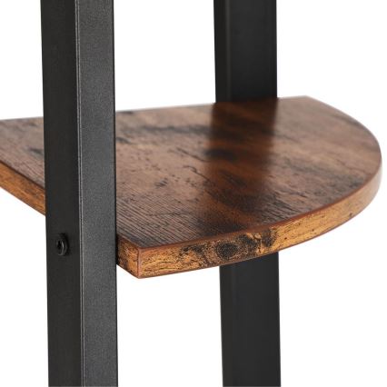 Knižnica NAVARO hnedá/čierna