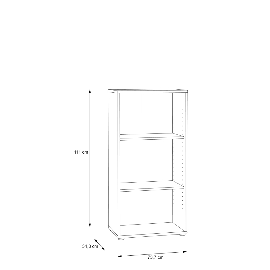 Knižnica URAN dub artisan