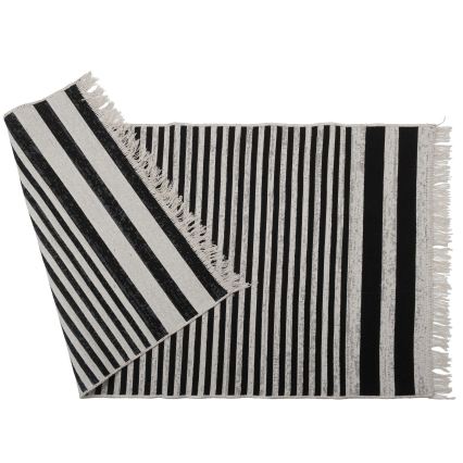 Koberec KILIM GOLD 60x120 cm čierna/biela