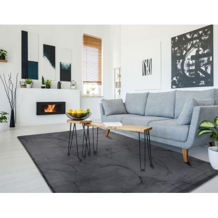 Koberec RABBIT 3D 120x170 cm antracit