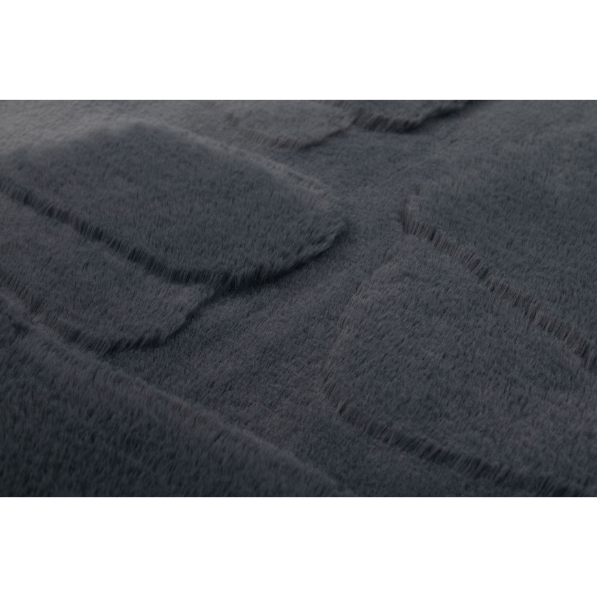 Koberec RABBIT 3D 160 x 230 cm, antracit