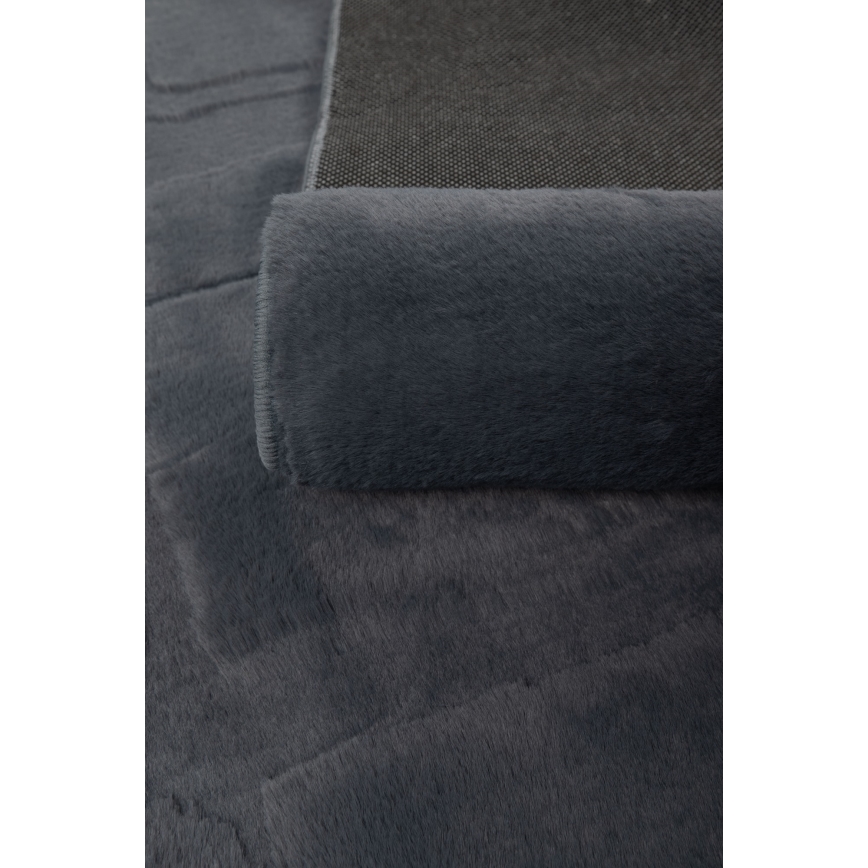 Koberec RABBIT 3D 160 x 230 cm, antracit