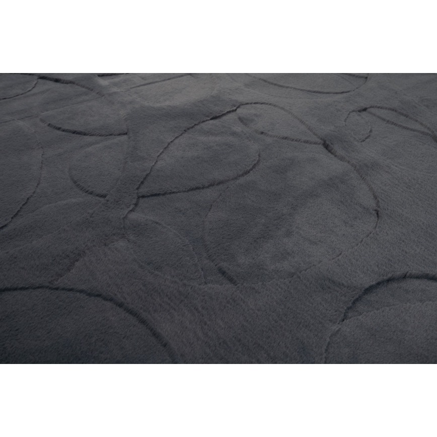 Koberec RABBIT 3D 160x230 cm antracit