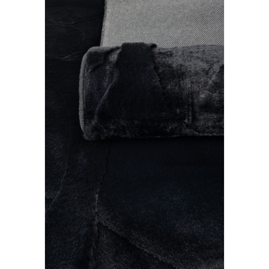 Koberec RABBIT 3D 80x150 cm čierny