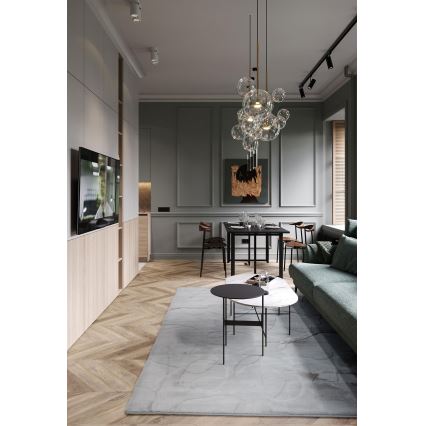 Koberec RABBIT 3D 80x150 cm svetlosivý