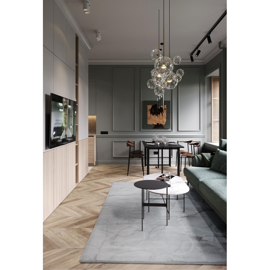 Koberec RABBIT 3D 80x150 cm svetlosivý