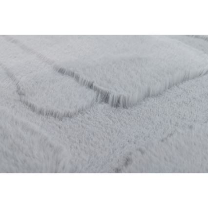 Koberec RABBIT 3D 80x150 cm svetlosivý