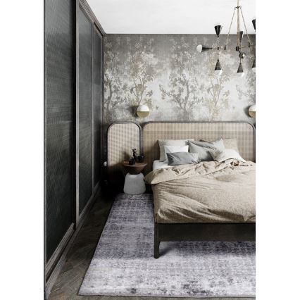 Koberec SALAMANCA 120x170 cm sivá/biela