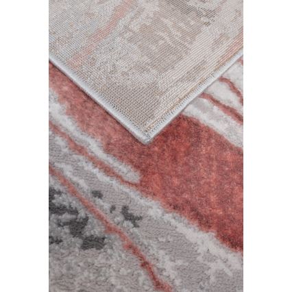 Koberec STONE 80x140 cm ružová/šedá