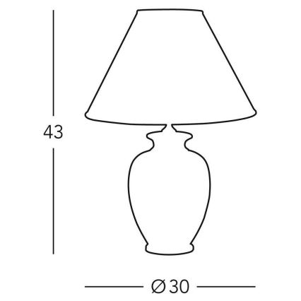 Kolarz 0014.73.4 - Stolná lampa GIARDINO 1x E27/100W/230V